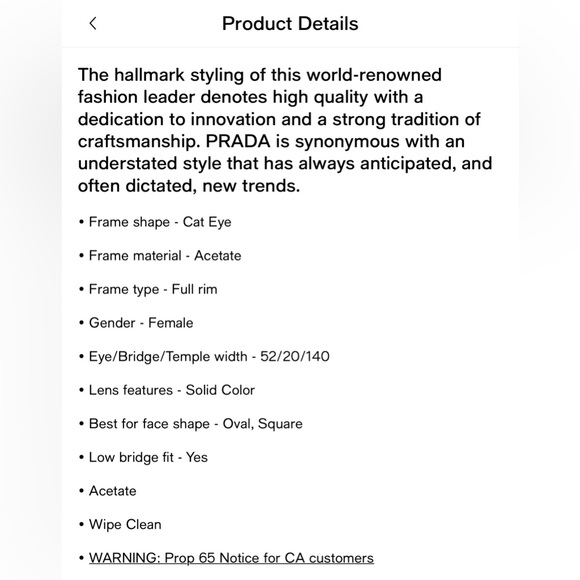 AUTHENTIC PRADA Low Bridge Fit Sunglasses - Picture 16 of 16